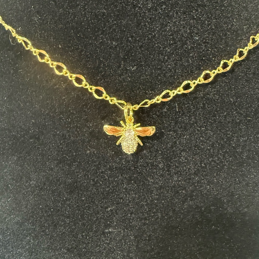 Charming Gold Bee Necklace